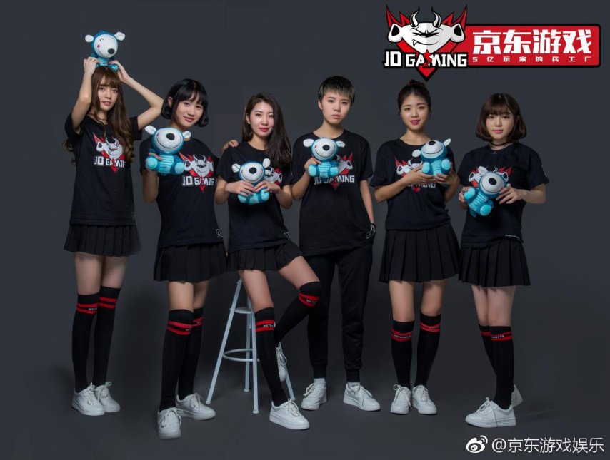 京东女子LOL电竞战队正式成立 队员定妆照公布(图2)