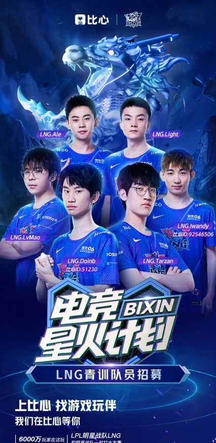 比心再度推出青训招募活动！这次跟LNG联手牌面十足！(图1)